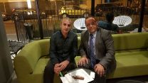 השר איוב קרא ואילן חסין, אביו של אדם חסין (צילום: דוברות השר)