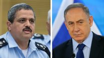 ראש הממשלה בנימין נתניהו ומפכ"ל המשטרה רוני אלשיך (אלכס קולומויסקי לע״מ / יונתן זינדל פלאש90).