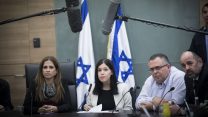 חברי הוועדה במסיבת עיתונאים (צילום: יונתן זינדל \ פלאש 90)