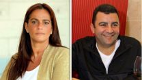 אשר אוחיון, יו"ר ועד תפעול נמל אשדוד ומיכל לוגסי, יו"ר ועד עובדי מינהלה בנמל אשדוד (צילום באדיבות המצולמים).