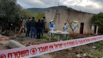 זירת הרצח במגדל. צילום: דוברות המשטרה