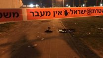זירת רצח. ארכיון (צילום: דוברות המשטרה).