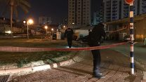 זירת הרצח באשדוד (צילום: דוברות המשטרה).