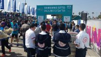 כוחות מד"א במרתון תל אביב (צילום אילוסטרציה: חגי נתני דוברות מד"א)