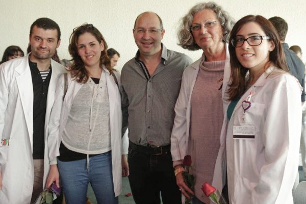 טקס חתימת הסכם קליטה להעסקה ישירה במרכז הרפואי בני ציון בחיפה(צילום: ערן גילווארג / דוברות ההסתדרות)