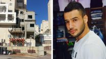 ח'ליפה מוחמד ח'ליפה, ההרוג השמיני בענף הבניה לשנת 2017, לצד אתר הבניה בו עבד (תמונה באדיבות המשפחה | צילום: Ruti Feuchtwanger)