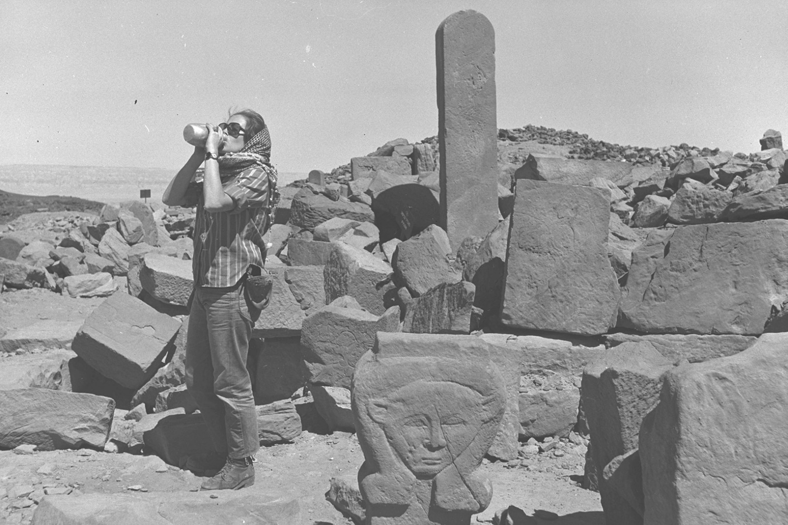 ממצאים אריכאולוגים בסיני (צילום: דוד רובינגר/ לע&quot;מ).