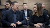 שלי יחימוביץ' ואיתן כבל (צילום: יונתן זינדל/ פלאש  90).