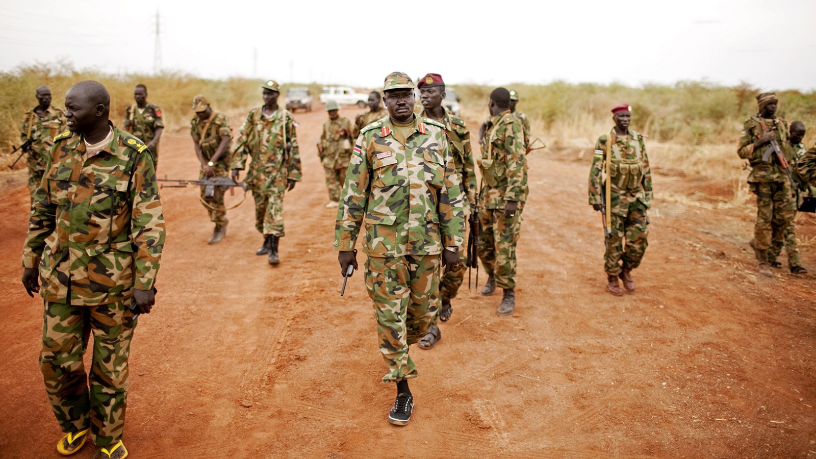 חיילי ה-SPLA בסודאן הדרומית (צילום ארכיון: AP Photo/Pete Muller).