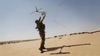 אימון שיגור של כלי טיס בלתי מאויש "רוכב שמיים" (צילום ארכיון: מרים אלסטר  פלאש90)