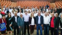 טקס קליטה להעסקה ישירה של כ-80 עובדי קבלן במרכז לבריאות הנפש באר שבע (צילום: דוברות ההסתדרות).