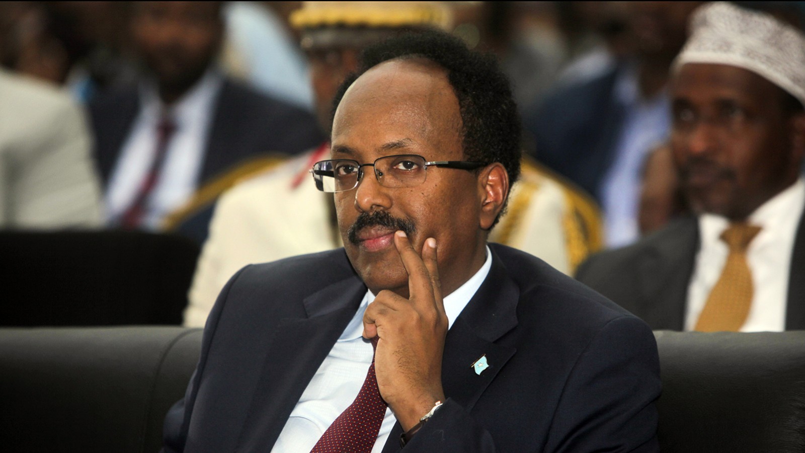 נשיא סומליה מוחמד עבדולאני מוחמד (צילום: AP Photo/Farah Abdi Warsameh)