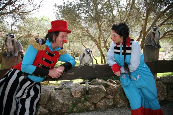 פורים בגן החיות התנכ"י בירושלים (צילום יח"צ)