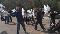 הפגנת עובדי כי״ל, 16 במרץ 2017. צילום: ועד עובדי חיפה כימיקלים
