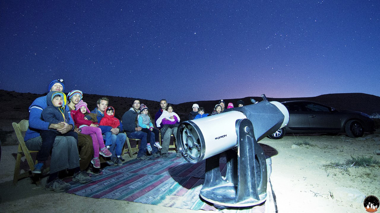 תצפיות אסטרנומיה במצפה רמון עם אסטרופאן (צילום: יחצ).