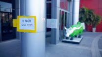 שביתה במטה NCR (צילום: דבר ראשון).