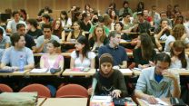 אולם הרצאות באוניברסיטה העברית, הר הצופים (צילום ארכיון: אוליבר פיטוסי / פלאש 90).