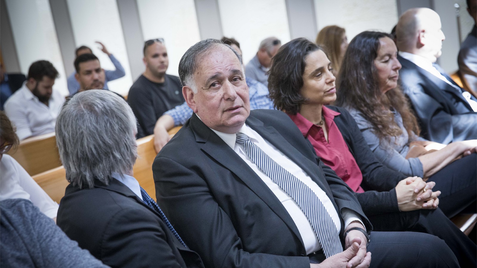 ראש העיר חיפה יונה יהב בדיון בבית המשפט המשפט העליון בנושא האמוניה 4 לאפריל 207 (צילום: יונתן זינדל/ פלאש 90).