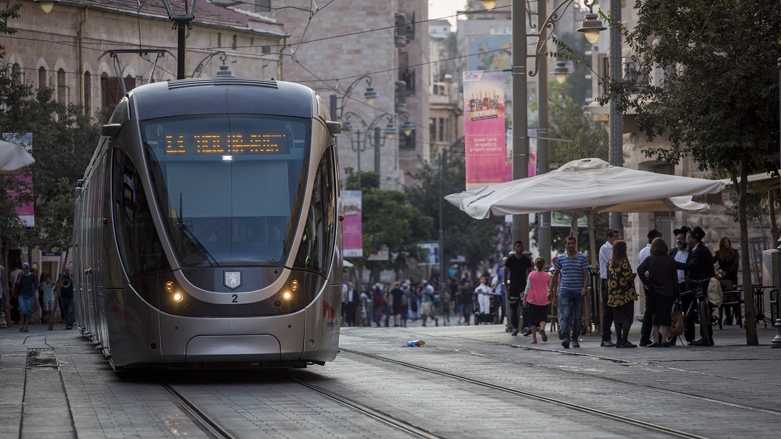 הרכבת הקלה בירושלים. תפעל כסדרה (צילום: יונתן זינדל / פלאש90).