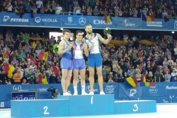 אלכס שטילוב זוכה מדליית ארד באליפות אירופה בהתעמלות קרקע (צילום: דף הפייסבוק של הוועד האולימפי בישראל).