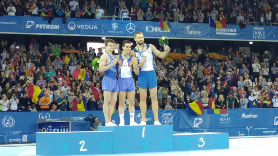 אלכס שטילוב זוכה מדליית ארד באליפות אירופה בהתעמלות קרקע (צילום: דף הפייסבוק של הוועד האולימפי בישראל).