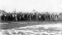 כורי הפחם במחנה האוהלים לדלאו, קולרדו, 1914 (תמונה מתוך ויקימדיה)