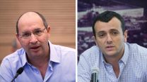 מנכ"ל משרד האוצר שי באב"ד ויו"ר ההסתדרות אבי ניסנקורן (צילום: פלאש90)