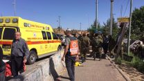 זירת הפיגוע ליד עופרה. צילום: דוברות מד"א