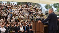 ראש הממשלה בנימין נתניהו בטקס לזכר חללי צה״ל בהר הרצל (צילום: קובי גדעון / לע"מ).