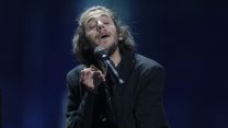 זוכה האירווזיון - סלבדור סורבל, נציג פורטוגל (צילום: AP Photo/Efrem Lukatsky).