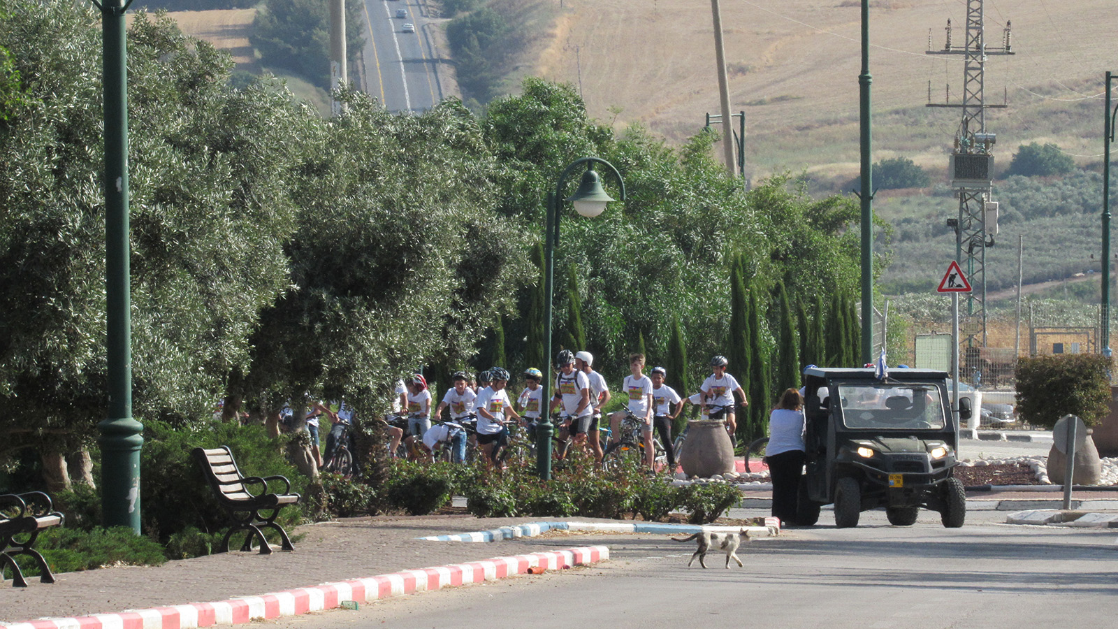 מסע האופניים לזכרה של טל זינו יוצא מכפר תבור (צילום: מיכל רוזן).