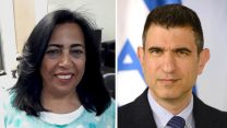 בועז הירש מנכל שירות התעסוקה (צילום: עמוס בן גרשום/ לע"מ) וציפי גליק (באדיבות המצולמת).