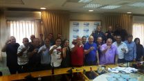 מעמד החתימה על ההסכם ברותם אמפרט נגב. (צילום: דוברות ההסתדרות)
