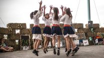 מחול ילדות לכבוד שבועות בקיבוץ צובה (צילום ארכיון: נעם מושבקוויץ)