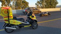 תאונת דרכים קטלנית בכביש 65 (צילום: תיעוד מבצעי מד"א)