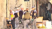 פיגוע בעיר העתיקה בירושלים. צילום: דוברות המשטרה