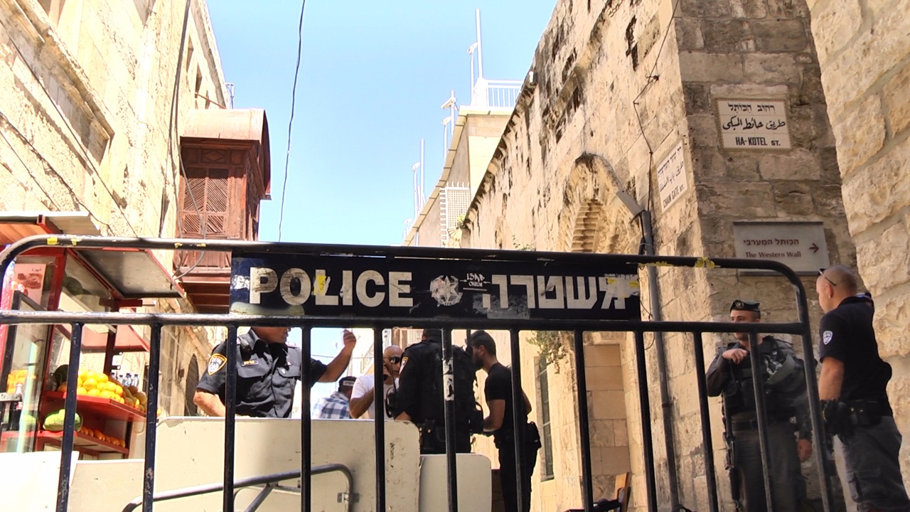 פיגוע בעיר העתיקה בירושלים. צילום: דוברות המשטרה