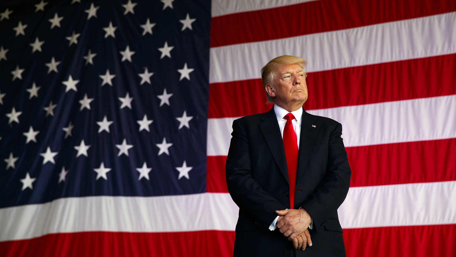 נשיא ארה&quot;ב דונלד טראמפ (AP Photo/Evan Vucci)