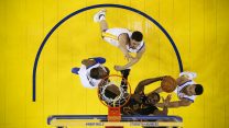 משחק ה-NBA - קליבלנד נגד סן-פרנסיסקו (צילום: AP Photo/Marcio Jose Sanchez, Pool)