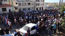 הלוויה בכפר קאסם (צילום: דוברות הרשימה המשותפת)