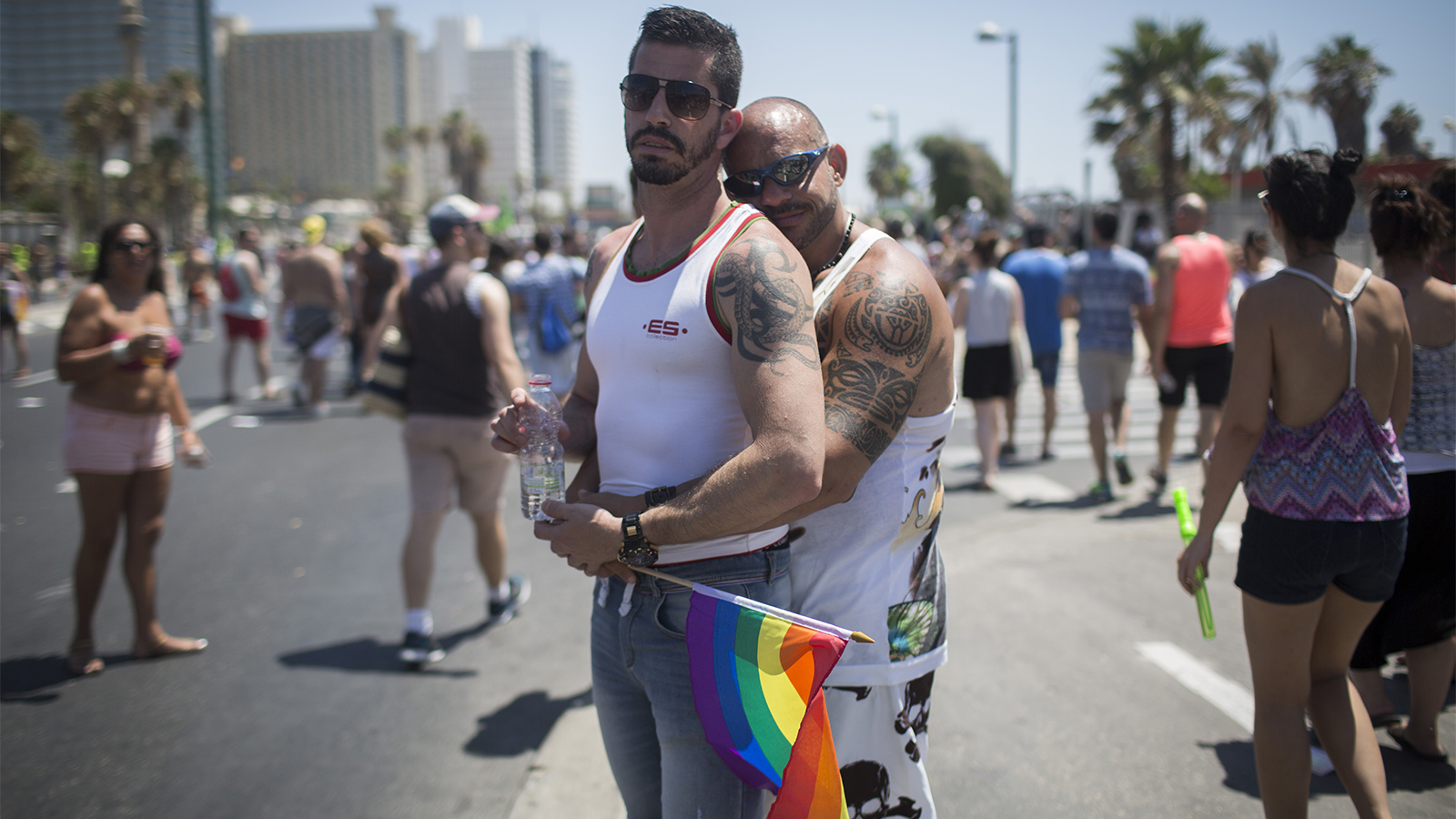 מצעד הגאווה בתל אביב 2015 (צילום: הדס פרוש/ פלאש 90).