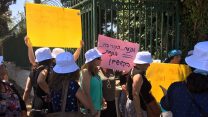 הפגנת העובדות הסוציאליות (צילום: יח״צ איגוד העובדים הסוציאליים).