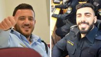 רס"מ האיל סתאוי (מימין) ורס״מ כמיל שנאן, שוטרי משטרת ישראל אשר נרצחו בפיגוע הטרור שאירע הבוקר (תמונות באדיבות דוברות המשטרה).