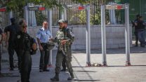 מגנמטורים בהר הבית, ראשון (צילום: יונתן זינדל/ פלאש 90).