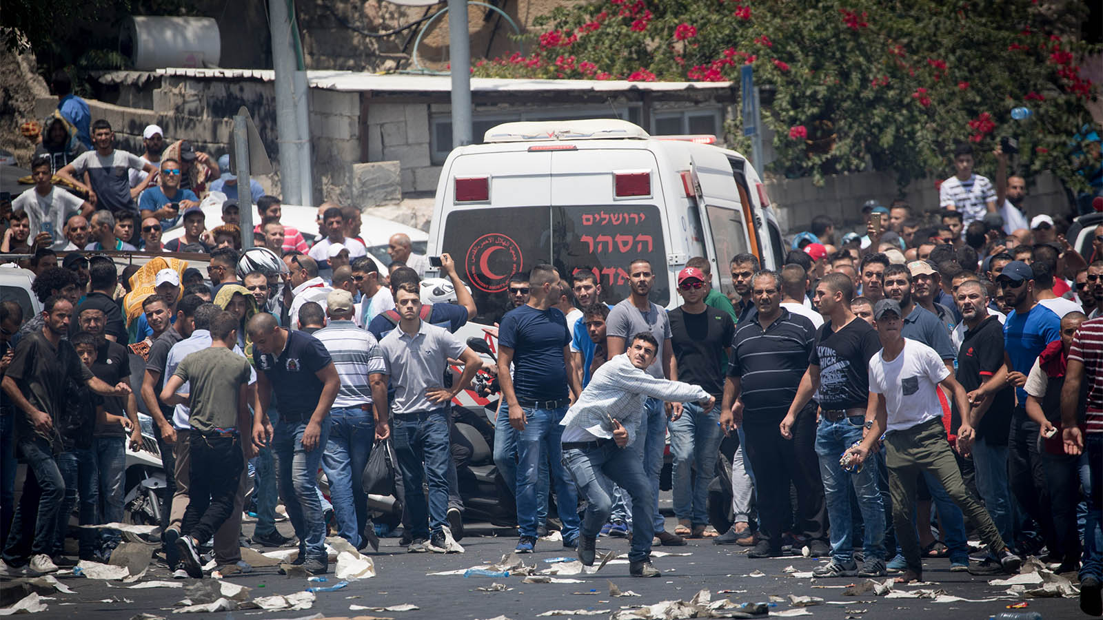 מהומות במזרח ירושלים. ארכיון (צילום: יונתן זינדל / פלאש90).