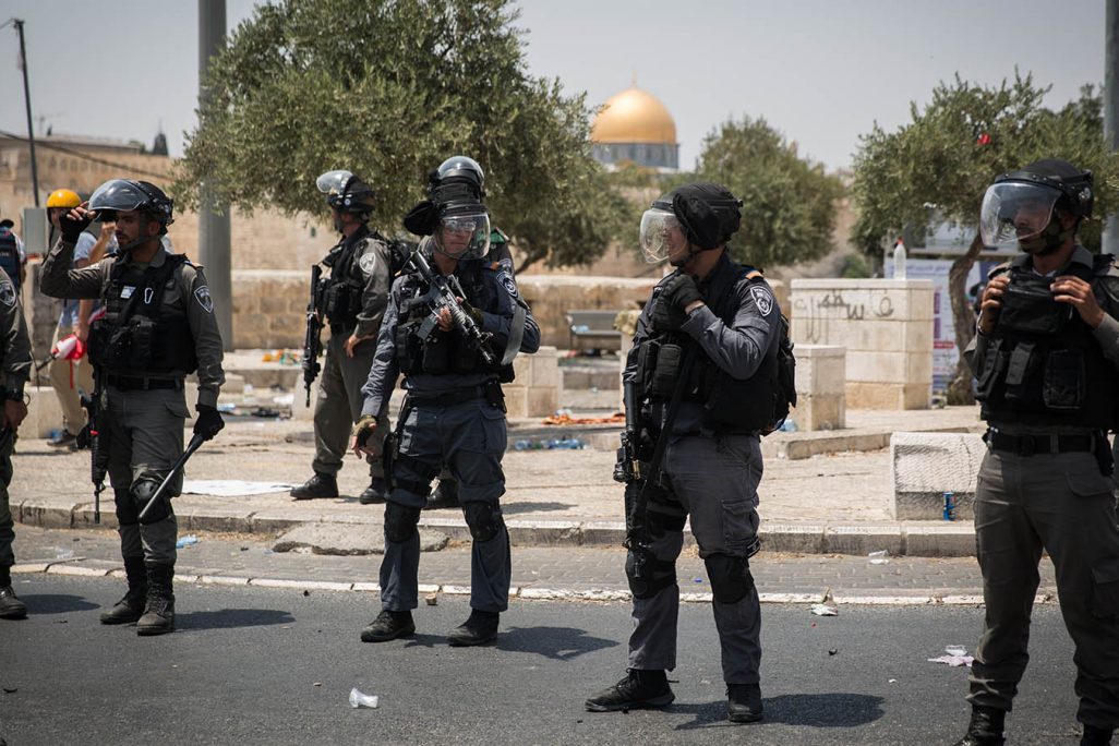 כוחות משטרה בירושלים (צילום: הדס פרוש / פלאש90).