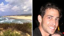 אמיר פיי גוטמן וחוף הים בנווה ים (צילום: Reut Steinberg/ ויקימדיה ו מרכז להבה נתיבות, מאלבום משפחת רוטשטיין כפר מימון. מתוך אתר פיקיוויקי).