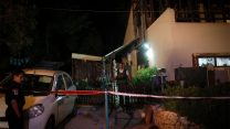כוחות הביטחון בזירת הפיגוע בחלמיש (צילום: הדס פרוש \ פלאש90)