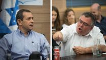 ח"כ דוד ביטן וראש השב"כ נדב ארגמן (צילומים: יונתן זינדל \ פלאש90)