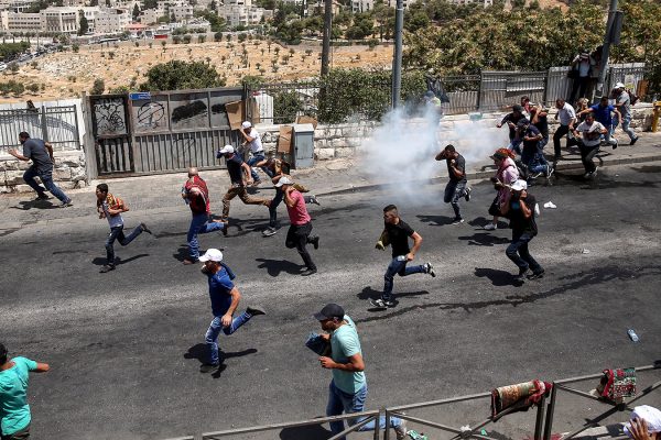 הפרות סדר במזרח ירושלים (צילום: מרים אלסטר / פלאש 90)